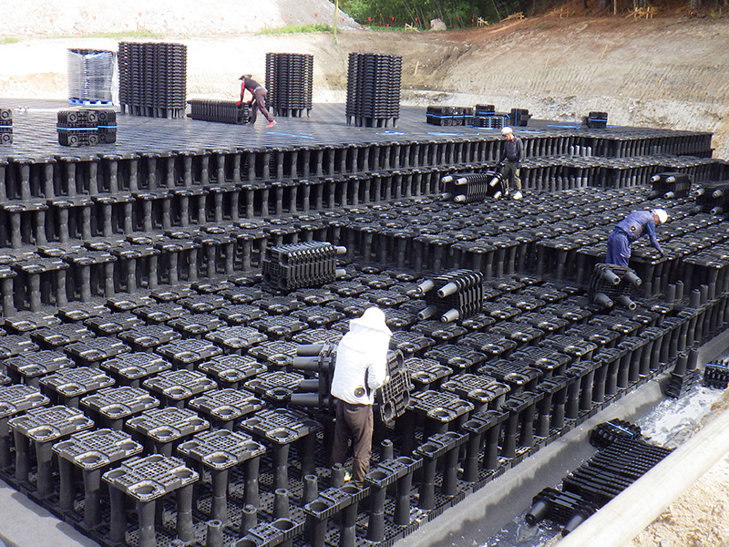 rainwater storage and permeation tank